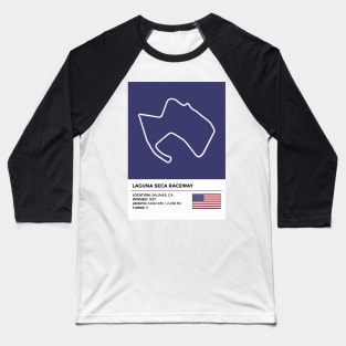 Laguna Seca Raceway [info] Baseball T-Shirt